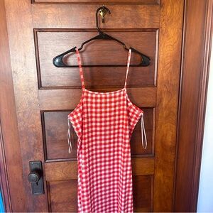 Plaid Maxi Dress Vero Moda